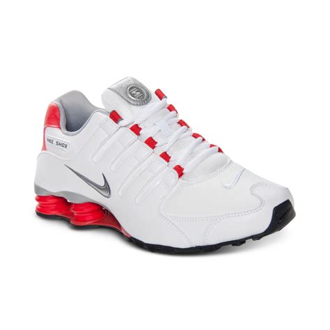 White Nike Shox Shoes